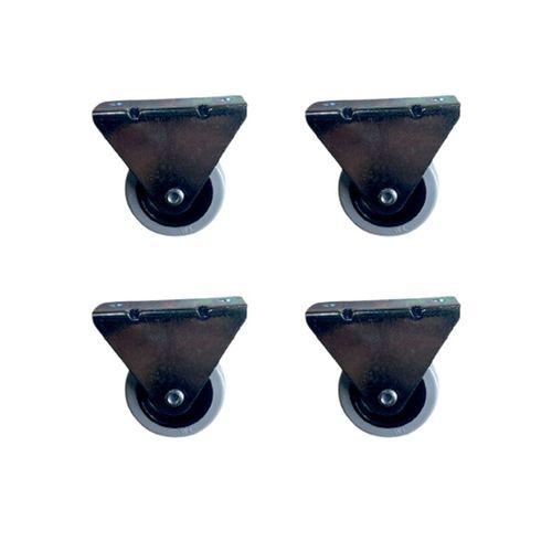 Furç Sabit Teker - 20x50 - Gri HKS180 - 4 Adet