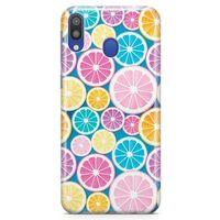 Samsung Galaxy M20 Kılıf Greyfurt Colorful Arka Kapak Koruma Desenli Full Koruyucu