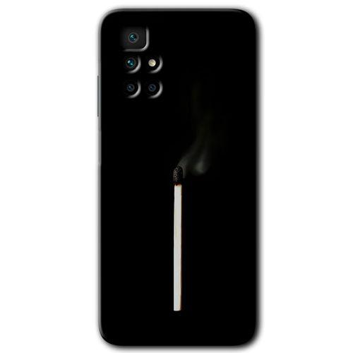 Xiaomi Redmi 10 HD Baskılı Kılıf + 9D Tam Ekran Koruyucu - Sönmüş Kibrit