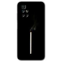 Xiaomi Redmi 10 HD Baskılı Kılıf + 9D Tam Ekran Koruyucu - Sönmüş Kibrit