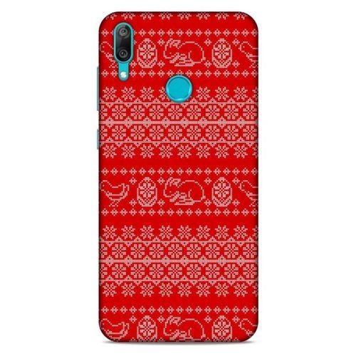 Kazak (9) Desenli Silikon Kapak Huawei Y7 Prime 2019 Kılıf