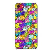 Graffitix (12) Desenli Silikon Kapak Apple iPhone SE 2020 Kılıf