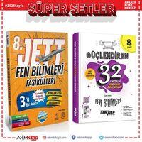 Ünlüler Karması 8. Sınıf Fen Bilimleri JETT Soru Fasikülleri ve Ankara Deneme Seti 2 Kitap
