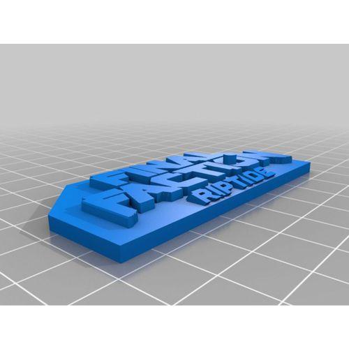 Final Faction Açılı İsimlik Standları