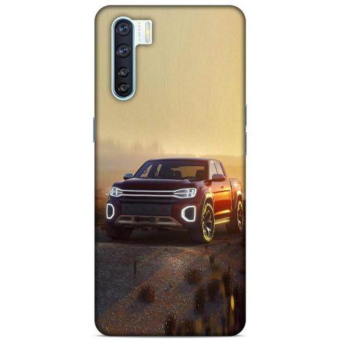 Lopard Oppo A91 Uyumlu Kılıf PickUpX (40) Fit Silikon Kılıf Mor