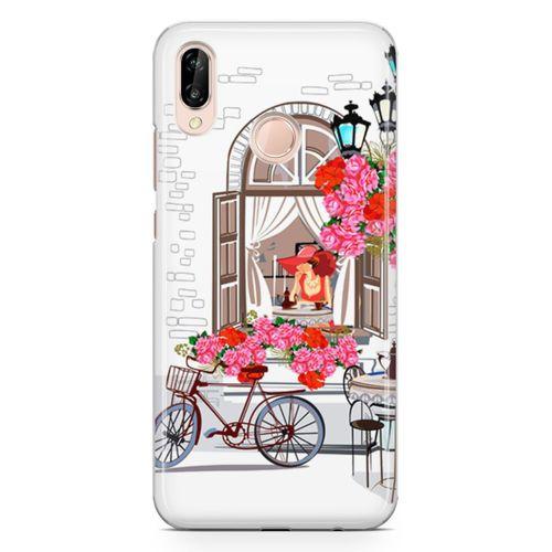 Huawei P20 Lite Kılıf Bisiklet Arka Kapak Koruma Desenli Full Koruyucu