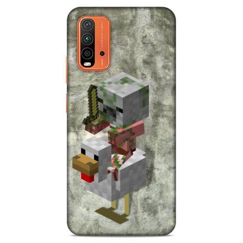 Lopard Xiaomi Redmi 9T Uyumlu Kılıf PiXel (43) Thin Fit Kılıf Tavuk MC
