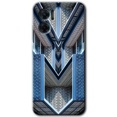 Potkal Hediye Fabrikası Xiaomi Redmi 10 5G HD Baskılı Kılıf + 9D Tam Ekran Koruyucu - Retro Building