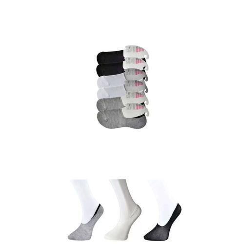 Siyah Gri Ve Beyaz Kadın Babet Çorap 6 Çift