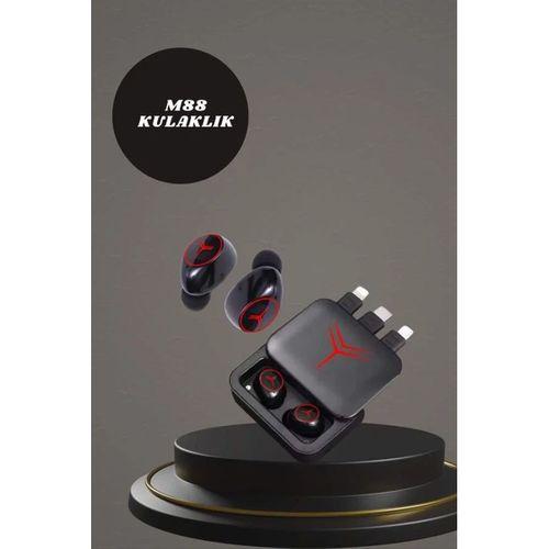 Dijital Göstergeli Powerbank Kablosuz Kulaklık Ve 7 Kordonlu Yeni Nesil Akıllı Saat Dokunmatik Kontrol