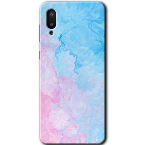 Galaxy A02 Kılıf HD Desen Baskılı Arka Kapak - Blue Art + Kırılmaz Cam