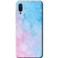 Galaxy A02 Kılıf HD Desen Baskılı Arka Kapak - Blue Art + Kırılmaz Cam