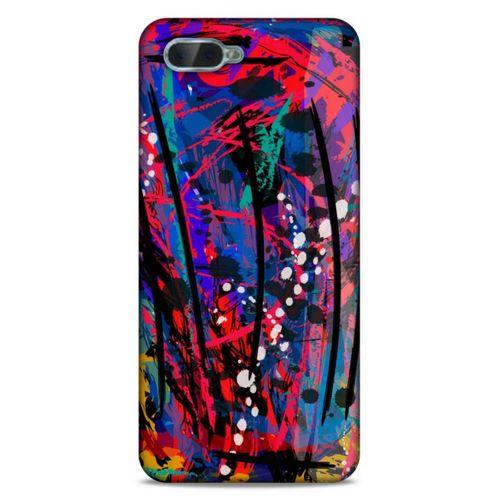 Lopard Oppo Rx17 Neo Uyumlu Kılıf Soyut Sanat (46) Desenli Core Armor Kılıf