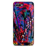 Lopard Oppo Rx17 Neo Uyumlu Kılıf Soyut Sanat (46) Desenli Core Armor Kılıf