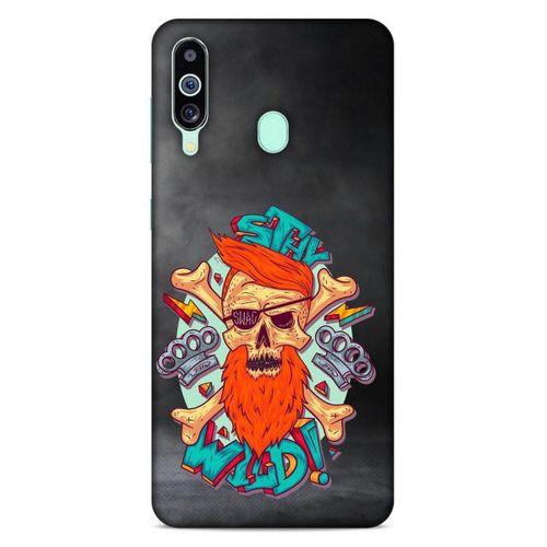 Lopard Samsung Galaxy M40 Uyumlu Kılıf Tattoo's (33) Hybrid Kılıf Stay Wild