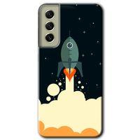 Galaxy S21 FE Kılıf HD Desen Baskılı Arka Kapak - Space Smoke