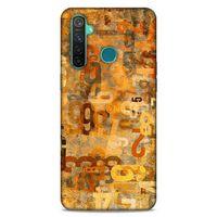 Lopard Oppo Realme 5 Pro Uyumlu Kılıf Soyut Sanat (38) Desenli Neo Hybrid Kılıf