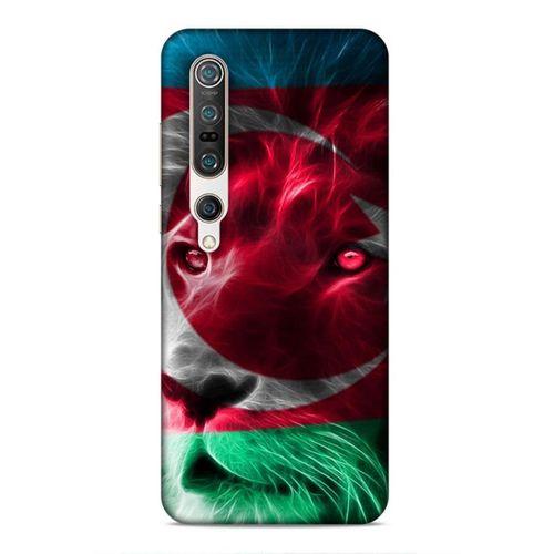 Xiaomi Mi 10 Pro Uyumlu Kılıf Azarbaijan (23) Ultra Koruma Kılıfı Aslan Bayrak