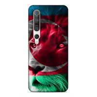 Xiaomi Mi 10 Pro Uyumlu Kılıf Azarbaijan (23) Ultra Koruma Kılıfı Aslan Bayrak