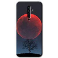 Oppo Reno 2z HD Baskılı Kılıf + 9D Tam Ekran Koruyucu - Kanlı Ay