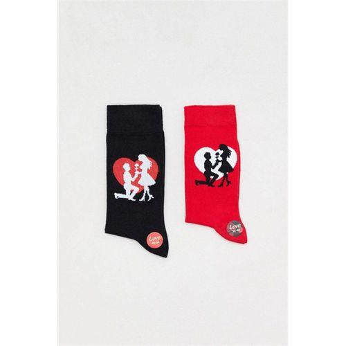 Sevgili Çorabı Dode Flora Soket Çorabı 2 Li