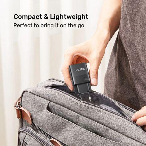 Unitek 20W Hızlı Şarj Adaptörü 1*USB-C (P1124ABK-EU)