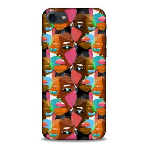 Lopard Apple Iphone 8 Uyumlu Kılıf Sürreal Yüzler ♀ (7) Telefon Kılıfı Baskılı
