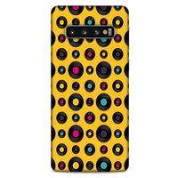 Retro (42) Desen Rugged Armor Kılıf Renkli Samsung Galaxy S10 Kılıf