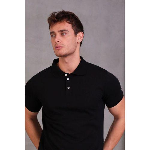 Erkek Slim Fit Pamuklu Yumuşak Doku Nefes Alan Kumaş Yakalı Tişört