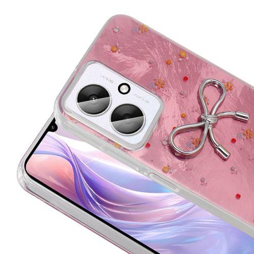 Xiaomi Poco C65 Kılıf Kamera Korumalı Figürlü Zore Ponti Silikon Kapak