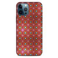 Apple iPhone 12 Pro Max Kılıf Pastel Renkler (40) Fit Silikon Kılıf Yeşil Kırmızı