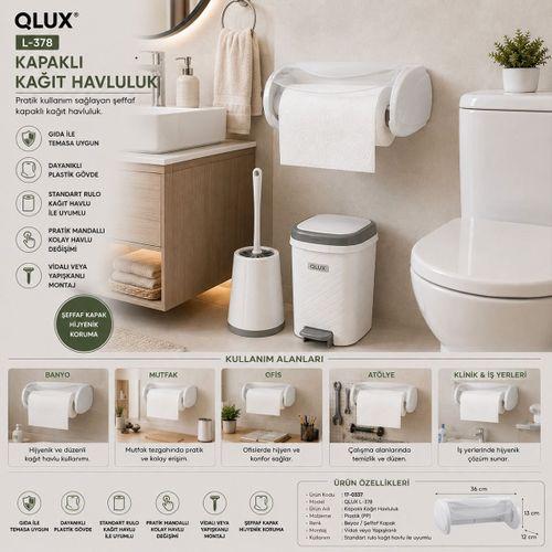 Kapaklı Kağıt Havlu Askısı