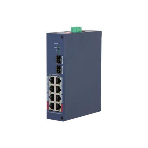 DAHUA CHS4210-8GT-110, 8 Port, Gigabit, PoE 110W, 2 Port Uplink, 2 Port SFP, Cloud Yönetilebilir, Switch