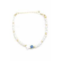 Yıldız İnci Bileklik - Beyaz