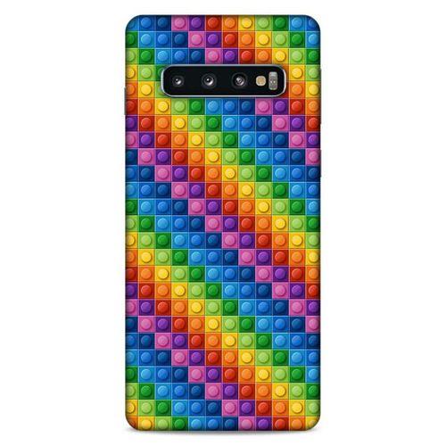 Lopard Samsung Galaxy S10 Uyumlu Kılıf BloX (3) Kapak Karışık Çok Renkli