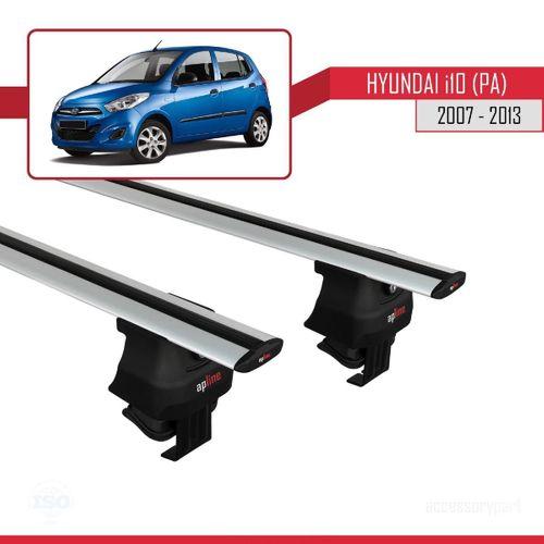 Hyundai i10 (PA) 2007-2013 Arası ile uyumlu ACE-4 Ara Atkı Tavan Barı GRİ