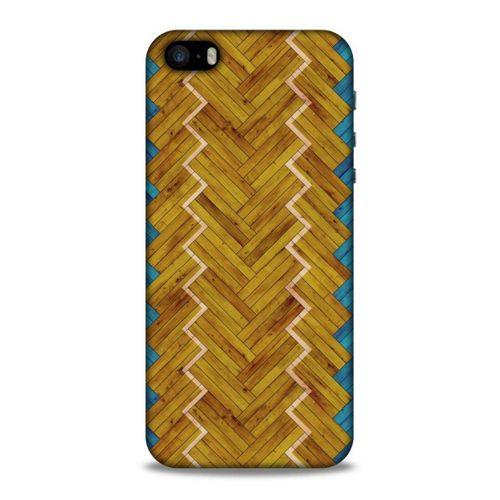 Lopard Apple iPhone SE Uyumlu Kılıf Wood'X (37) Silicone Cover Baskılı