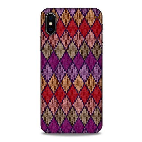 Kazak (34) Desenli Silikon Kapak Apple iPhone XS Kılıf