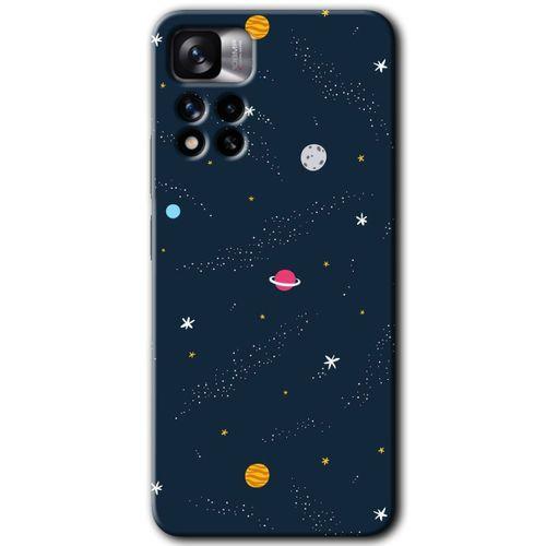 Potkal Hediye Fabrikası Xiaomi Redmi Note 11 Pro Plus 5G Kılıf HD Desen Baskılı Arka Kapak - Yarım Mermer