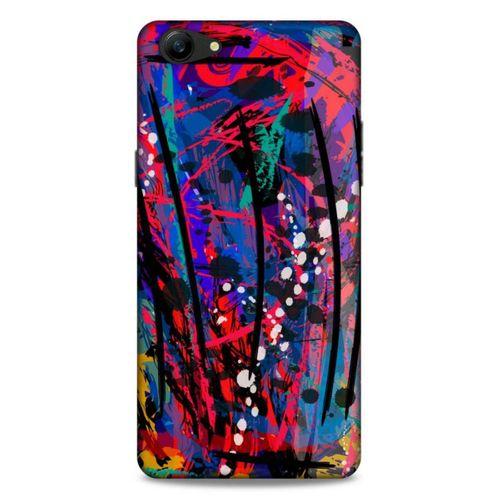 Lopard Oppo A79 Uyumlu Kılıf Soyut Sanat (46) Desenli Core Armor Kılıf