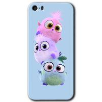 iPhone 5 Kılıf HD Desen Baskılı Arka Kapak + Mat Kobra Cam - Puffy