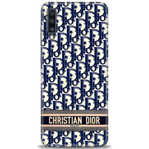 Samsung Galaxy A70 Kılıf HD Baskılı Kılıf - Christian Dior + Tam Ekran Koruyucu