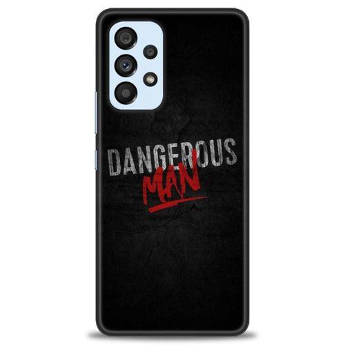 Samsung Galaxy A73 5G Kılıf HD Baskılı Kılıf - Dangerous Man + Tam Ekran Koruyucu
