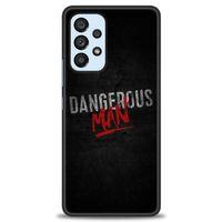 Samsung Galaxy A73 5G Kılıf HD Baskılı Kılıf - Dangerous Man + Tam Ekran Koruyucu
