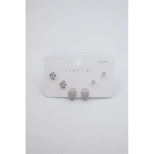 Çoklu Set Küpe - Gümüş