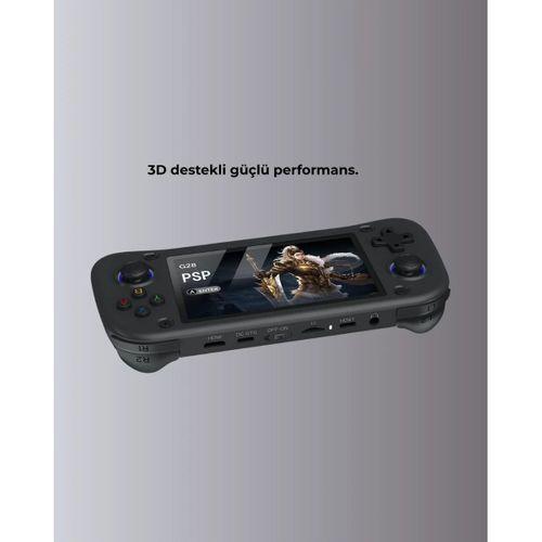 Taşınabilir El Tipi Oyun Konsolu Çoklu Emülatör Destekli 64gb