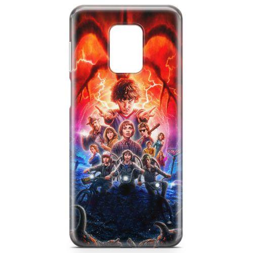 Xiaomi Redmi Note 9S Kılıf Sranger Things Arka Kapak Koruma Desenli Full Koruyucu