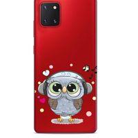 Zoologix (71) Samsung Galaxy Note 10 Lite Şeffaf Kılıf Silikon Desenli