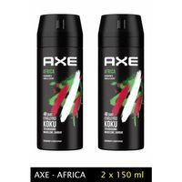2 Adet Axe Africa Erkek Deodorant Sprey 150 ml