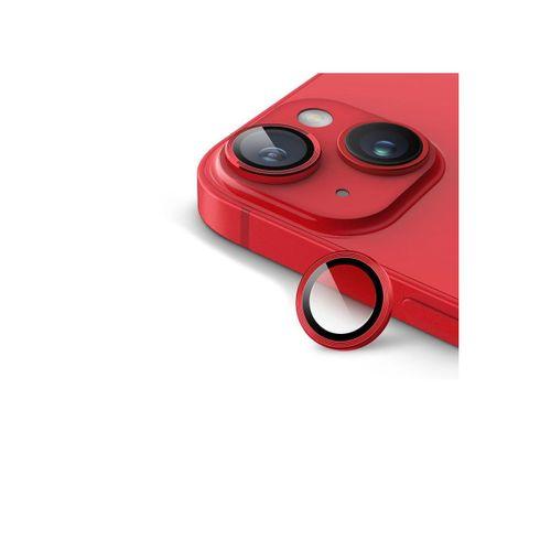 iPhone 15 / 15 Plus için IPG ProLENS Kamera Lens Koruyucu Alüminyum CD Çerçeveli, Kırılmaz Cam